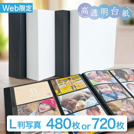 【最大1000円OFFクーポン配布中】【楽天1位】【480枚/720枚収納】【高透明】 L判 アルバム 写真 大容量 ナカバヤシ シンプルカラーポケットアルバム 6面ポケットアルバム PP加工表紙 IT-SCV6L-480 IT-SCV6L-720【WEB限定品】【フォトアルバム おしゃれ 超透明】【CHI】