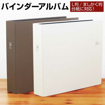 アルバム写真大容量ナカバヤシセラピーカラーバインダーアルバムTCPK-LYブラウンベージュ【WEB限定色】#100#