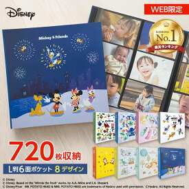 【★期間限定特価】【最大1000円OFFクーポン配布中】【楽天1位】【720枚収納】Disney ナカバヤシ ディズニー アルバム ポケット IT-DY6L-720 ミッキー＆フレンズ くまのプーさん トイ・ストーリー 【WEB限定】【大容量 フォトアルバム キャラクター】【Disneyzone】【CHI】