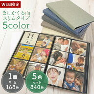 【最大1000円OFFクーポン配布中】【168枚収納＆ポスト投函対応】ナカバヤシ ましかく6面スリムポケットフ…