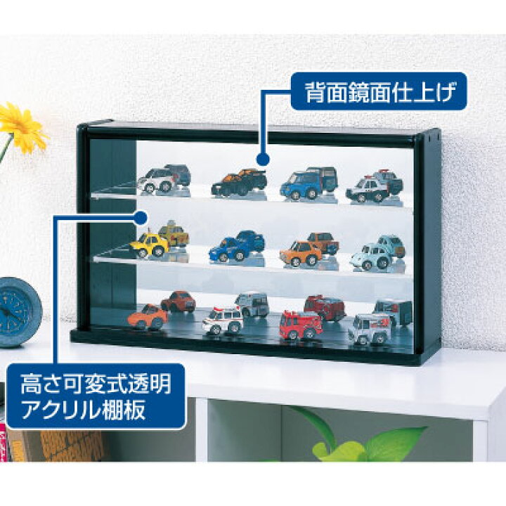 楽天市場】ナカバヤシ コレクションケース ミニワイド 透明アクリル棚 