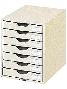 ナカバヤシ レターケース 机上 書類収納 A4サイズ NLC-7 収納ボックス【CHI】