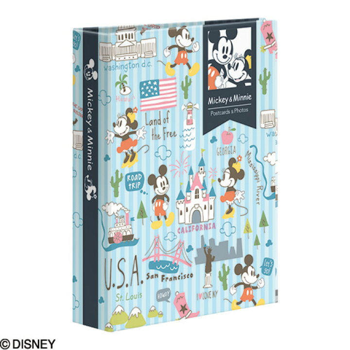 楽天市場 アルバム ポケットアルバム ナカバヤシ ディズニーキャラクター 1pk Kg判40枚収納 ポケットアルバム ミッキー ミニー 1pk 40 7 1 Kg判 はがき ポストカード Disneyzone ベビー 写真 フォトアルバム 103 フエルショップ
