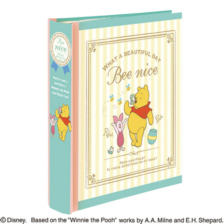 楽天市場 アルバム ナカバヤシ ディズニーキャラクター 背丸ブック式 L判2段 160枚収納 ア Bpl 1601 3 くまのプーさん フォトアルバム 写真 Disneyzone 103 フエルショップ
