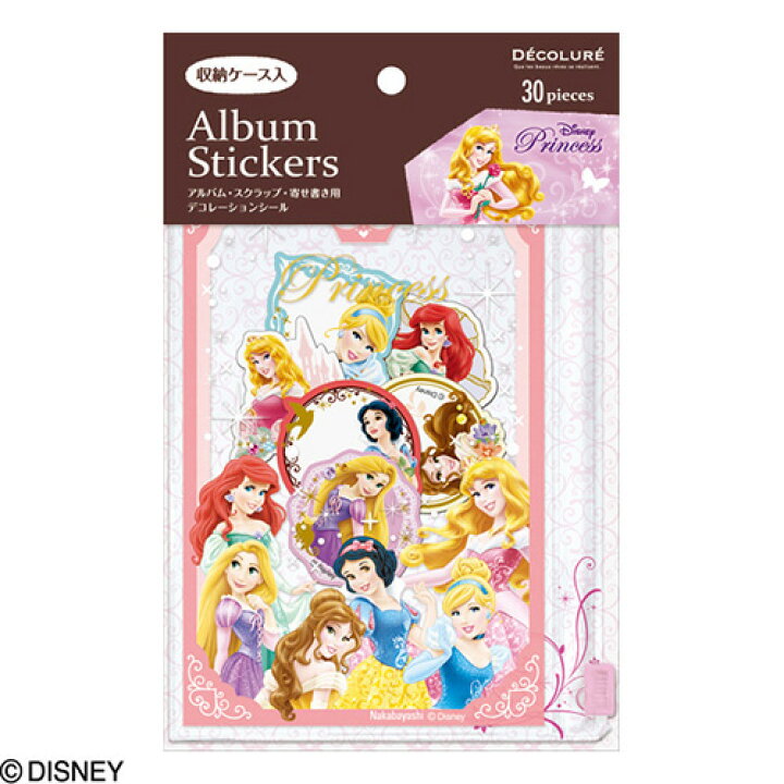 楽天市場 メール便対応 アルバム ナカバヤシ Decolure デコルーレ ディズニーキャラクター アルバムステッカー シール Ats D101 4 プリンセス Disneyzone デコレーション 素材 スクラップ ラッピング 1 フエルショップ