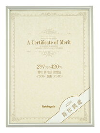 賞状額 ナカバヤシ アルミ賞状額縁 大A3判 大賞賞状サイズ フ-KA-21S 【賞状 額縁 フレーム 表彰状 感謝状 卒業証書 証書】 #300#