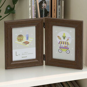 �i�J�o���V �ؐ��c�C���t�H�g�t���[�� �ʐ^���� �܂肽���� 2�� �C���e���A �A���e�B�[�N L�� �t-TWSW-101-BR �u���E�� �v���[���g�y�ʐ^�T�C�Y�z #301#�yCHI�z