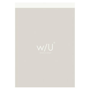 【最大1000円OFFクーポン配布中】ナカバヤシ w/U A7ブロックメモ シルキーグレー WU-A702-GY【CHI】