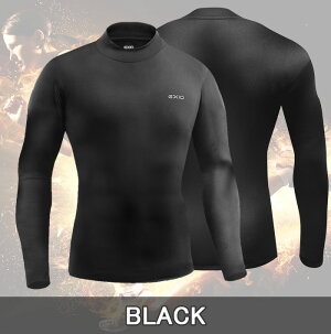 EXIOエクシオ防寒コンプレッションタイツハイネック長袖プレミアム裏起毛全3色M-XXL