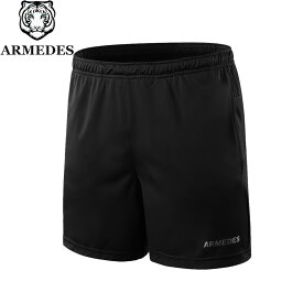 ARMEDES アルメデス ドライフィット ボトムス タイツ コンプレッション インナー 吸汗速乾 伸縮性 ポケット付き パンツ付き ハーフパンツ メンズ S-3XL 全3色 オールシーズン AR83 送料無料