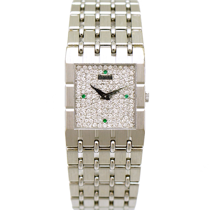 【中古】ピアジェ メンズ腕時計 K18WG 750刻印 ダイヤモンド 4Pサファイア 手巻き 9131K51 PIAGET [送料無料] |  ブランドリサイクルストアスマイル