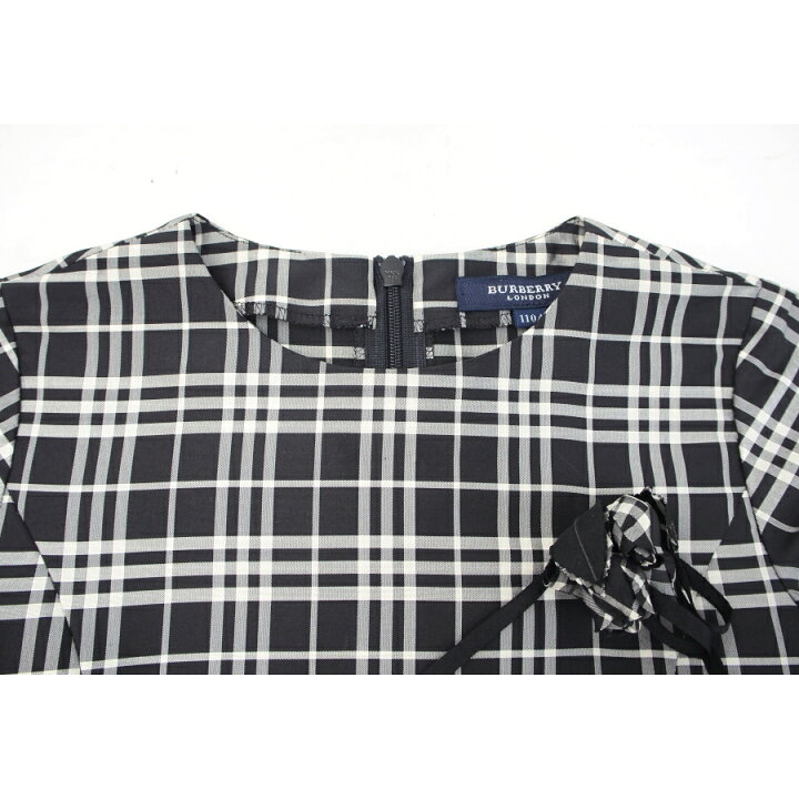 楽天市場】【中古】バーバリーロンドン ドレス ワンピース キッズ 半袖 