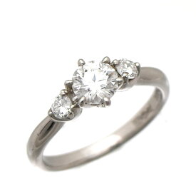 【中古】リング プラチナ1000 ダイヤモンド 0.522ct 9号 鑑定書付 レディース ジュエリー [送料無料][美品]