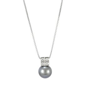 【中古】ジュエリーマキ ペンダント Pt850 プラチナ パール ダイヤモンド 0.07ct レディース ジュエリー JEWELRY MAKI [美品][送料無料]