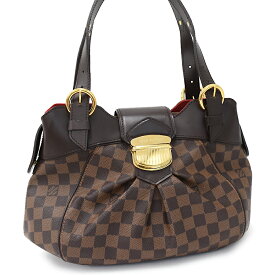 【楽天スーパーSALE】【中古】ルイヴィトン システィナPM ショルダーバッグ N41542 ダミエエベヌ ブラウン LOUIS VUITTON Sistina PM [送料無料]