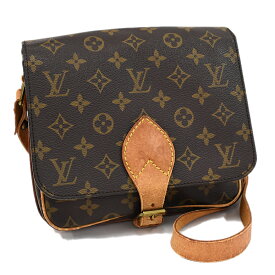 【中古】ルイヴィトン ショルダーバッグ カルトシエールMM M51253 モノグラム ブラウン LOUIS VUITTON Cartouchiere MM [送料無料]