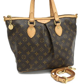 【中古】ルイヴィトン パレルモPM 2way ハンドバッグ ショルダー M40145 モノグラム ブラウン LOUIS VUITTON Palermo PM [送料無料]