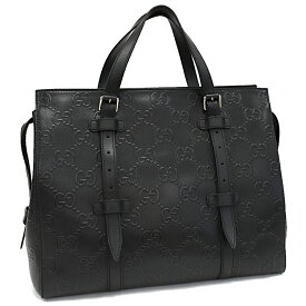 【楽天スーパーSALE】【中古】グッチ GGエンボス トートバッグ 625774 レザー ブラック GUCCI [送料無料]