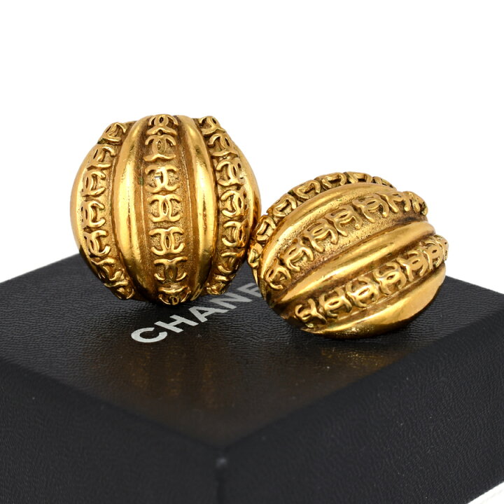 楽天市場】【中古】シャネル イヤリング ココマーク GP ゴールドカラー  