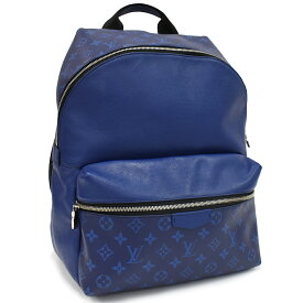 【楽天スーパーSALE】【中古】ルイヴィトン ディスカバリー バックパック M30229 タイガラマ コバルト ブルー LOUIS VUITTON Discovery Backpack [美品][送料無料]