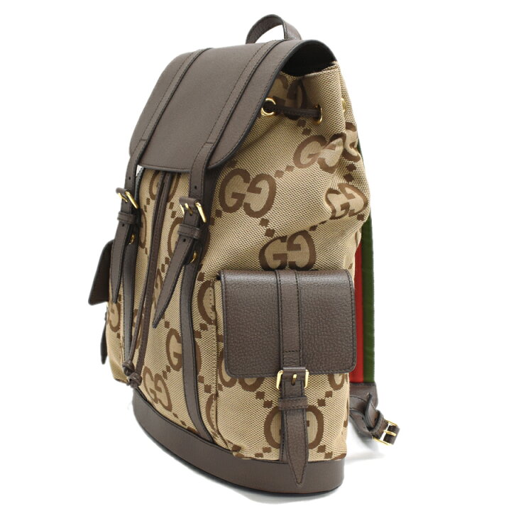 楽天市場】GUCCI(グッチ) ジャンボGG レザーバックパック リュック 