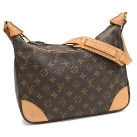 【中古】ルイヴィトン ブローニュ30 クロスボディ ショルダーバッグ M51265 モノグラム キャンバス レザー ブラウン LOUIS VUITTON Boulogne 30 [送料無料]