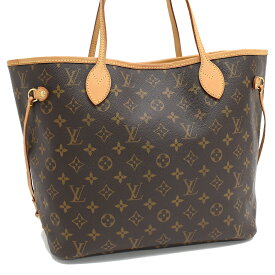 【中古】ルイヴィトン ネヴァーフルMM ショルダー トートバッグ M40156 モノグラム キャンバス レザー ブラウン LOUIS VUITTON Neverfull MM [送料無料]