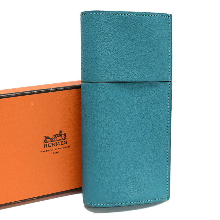 楽天市場】【中古】未使用品 エルメス メガネケース □L刻印 レザー 