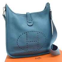 正規品】エルメス エヴリン2PM ブルージーン □K