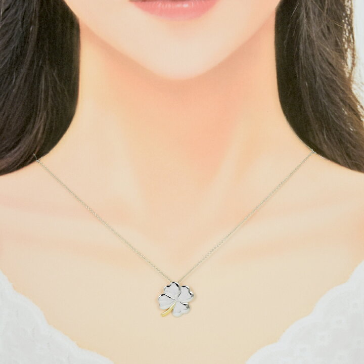 楽天市場】【中古】新品同様 ティファニー クローバー フォーリーフ 