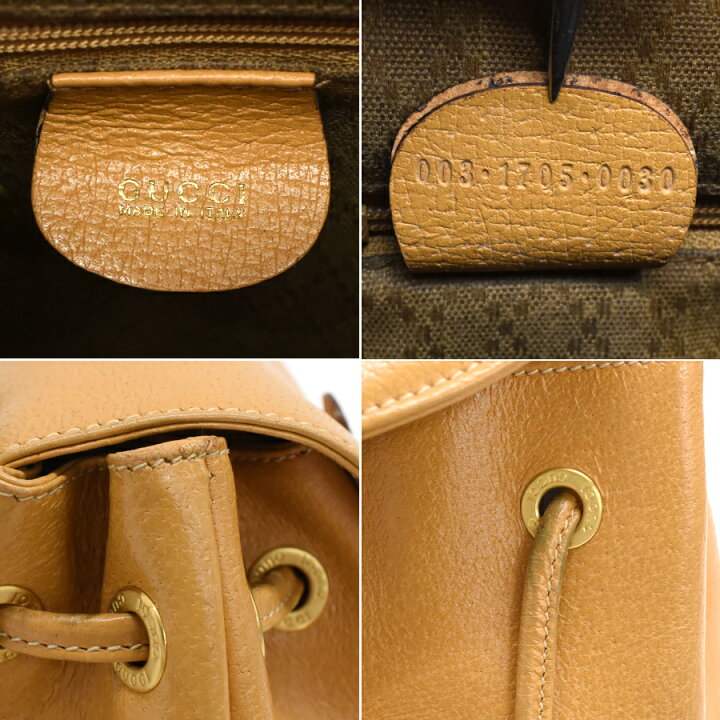楽天市場】【中古】グッチ バンブー バックパック ミニ リュック  