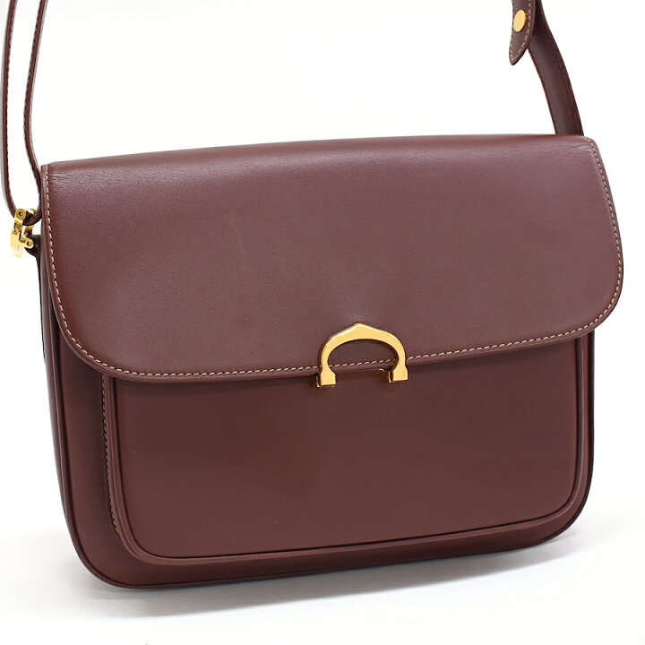楽天市場】【中古】カルティエ マスト ドゥ ショルダーバッグ クロス 