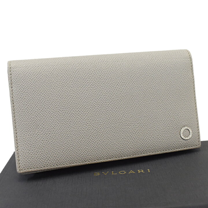 美品▽BVLGARI ブルガリブルガリマン 283811 二つ折り 長財布/レザー  