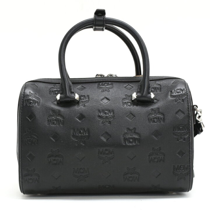 楽天市場】【中古】MCM エッセンシャル スモールボストンバッグ 2way 