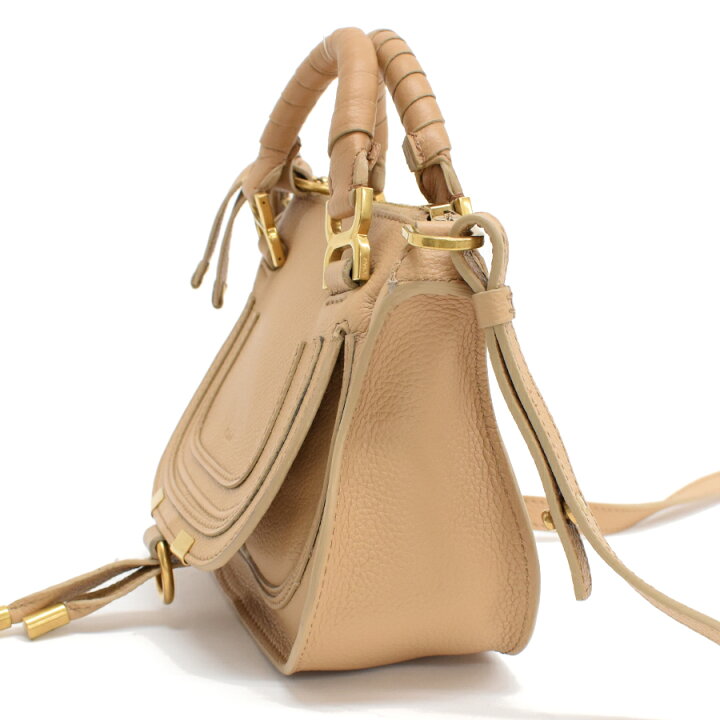 楽天市場】【中古】クロエ Marcie ミニダブルキャリーバッグ ベビー  