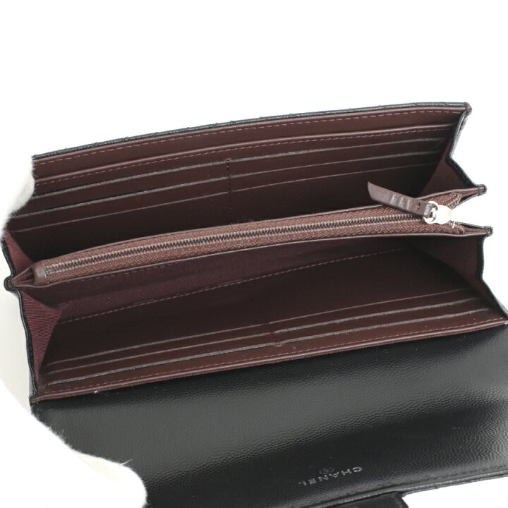 楽天市場】【中古】シャネル シェブロン マトラッセ ロングウォレット 