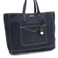【楽天スーパーSALE】【中古】ジミーチュウ トートバッグ デニム ブルー JIMMY CHOO[美品][送料無料]