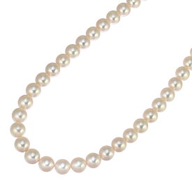 【中古】パール 真珠 ネックレス 金具シルバー ジュエリー アクセサリー [美品][送料無料]