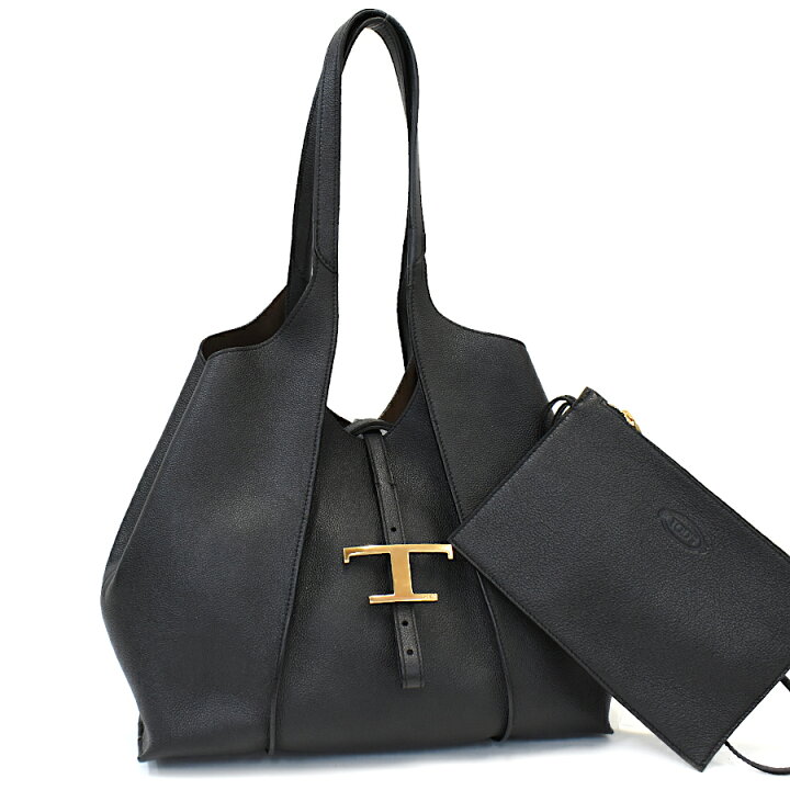 楽天市場】【中古】トッズ T タイムレス レザー ショッピングバッグ 