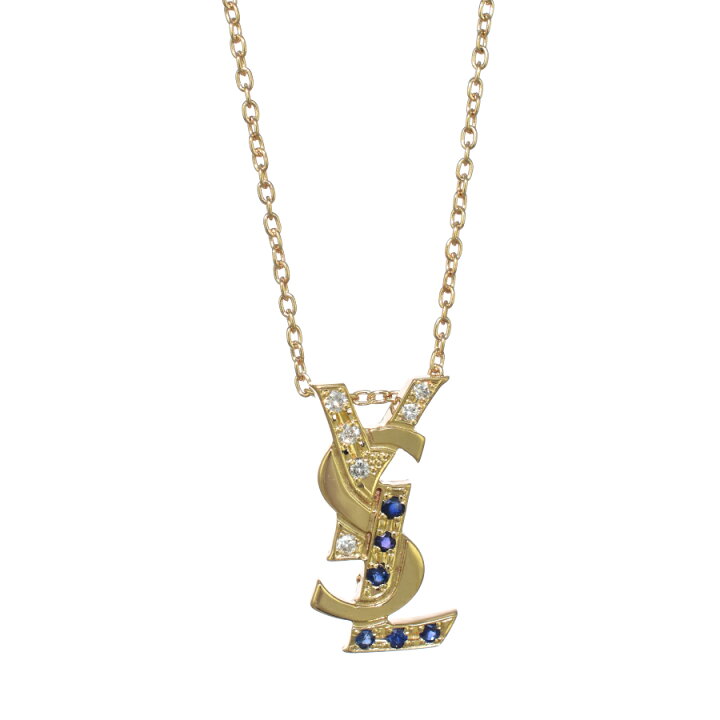 楽天市場】【中古】新品同様 イヴサンローラン カサンドラ YSL ロゴ 