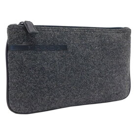 【中古】プラダ プラダスポーツ ポーチ ウール グレー PRADA [送料無料]