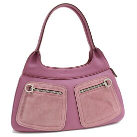 【中古】新品同様 サルヴァトーレフェラガモ ガンチーニ ショルダーバッグ ハンドバッグ EY-21 5738 レザー ピンク シルバー金具 Salvatore Ferragamo[美品][送料無料]