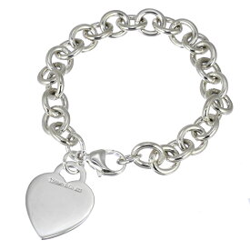 【中古】ティファニー ハートタグ チェーン ブレスレット スターリングシルバー 925 アクセサリー ジュエリー TIFFANY&CO. [美品][送料無料]