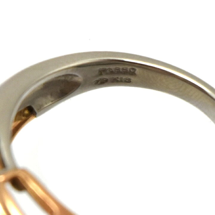 楽天市場】【中古】ジュエリーマキ リング プラチナ850 K18ピンク 