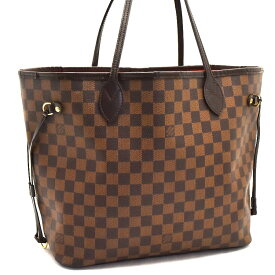 【中古】ルイヴィトン トートバッグ ネヴァーフルMM ダミエ キャンバス ブラウン N51105 LOUIS VUITTON [送料無料]