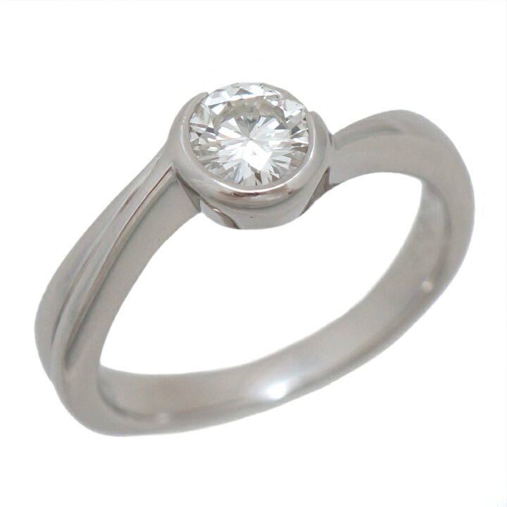 楽天市場】【中古】新品同様 プラチナ900 リング ダイヤモンド0.503ct 