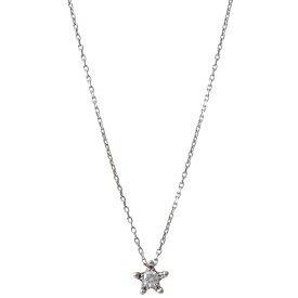 【中古】スタージュエリー ペンダント K18ホワイトゴールド ダイヤモンド 0.10ct 2.0g 星 レディース ジュエリー StarJewelry [送料無料]