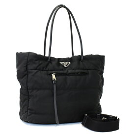 【中古】プラダ 2wayバッグ BR5067 テスートボンバー ナイロン ブラック トライアングルロゴ シルバー金具 PRADA[送料無料]