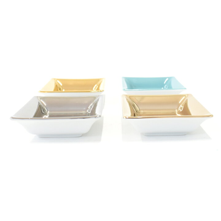 楽天市場】【中古】新品同様 ティファニー 小皿セット メタリック  