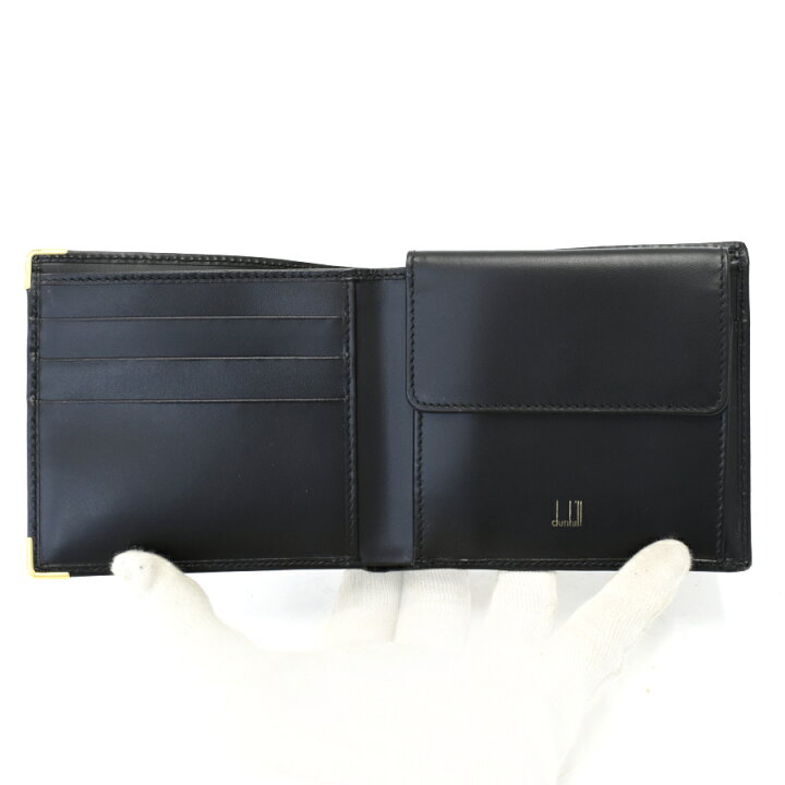 楽天市場】【中古】未使用品 ダンヒル 二つ折り財布 WD3400A 